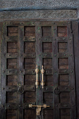 Exquisite Brass Door Handle — Dhvajaṅka