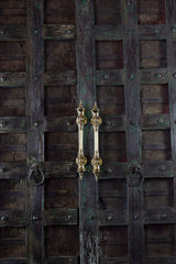 Exquisite Brass Door Handle — Padmāṅka