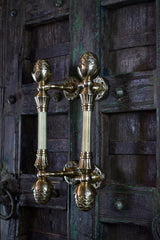 Exquisite Brass Door Handle — Vāstuṅka