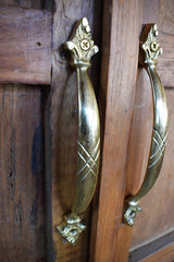 Brass Cabinet Handle - Sovereign Cross Pull