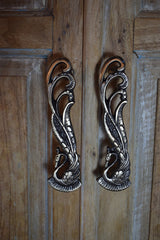 Brass Cabinet Handle - Pavilion Peacock Pull