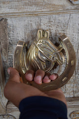 Brass Door Knocker — Ashwa ( Horseshoe )