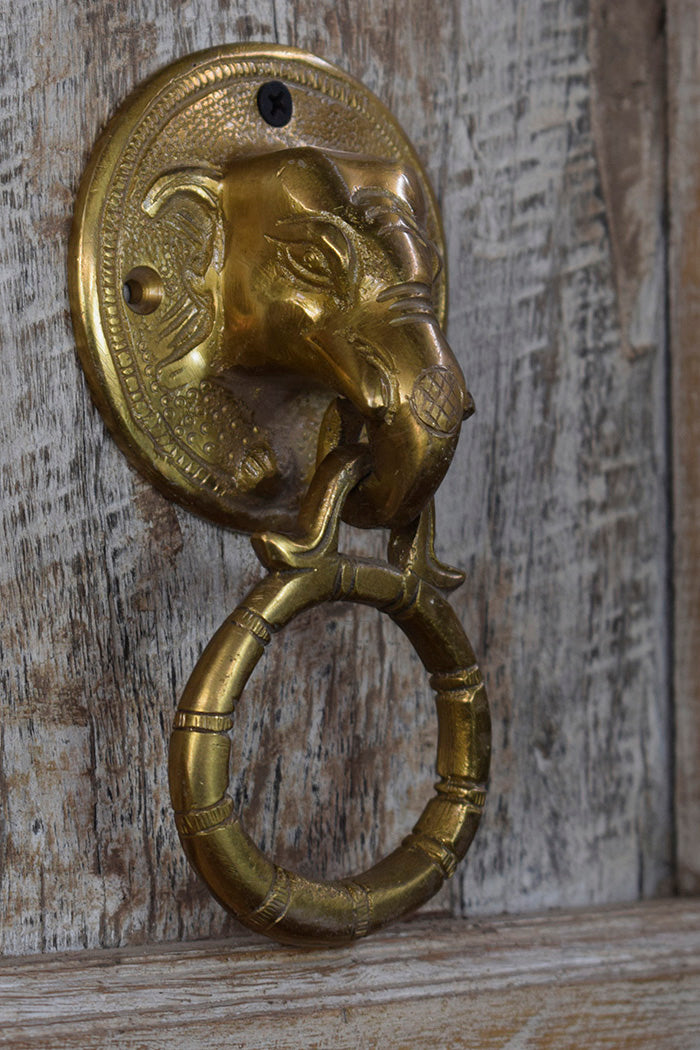 door knocker - Ganesha face for front door
