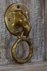 door knocker - Ganesha face for front door