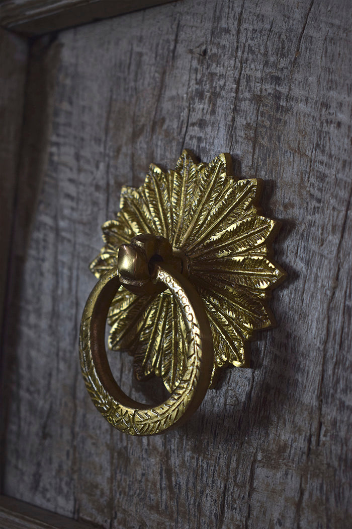 Decorative door knocker flower shaped