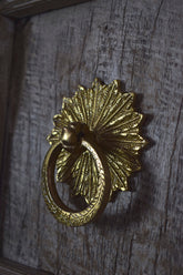 Decorative door knocker flower shaped