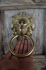 Brass Door Knocker — Sher ( Lion )