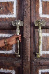 Iron Door Handle — Ganesha ( 14 Inch )