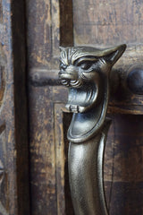 Cast Iron Door Handle — Majesty ( Lion ) 16.5 inch