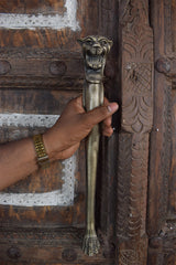 Iron Door Handle — Majesty ( Lion ) 16.5 inch