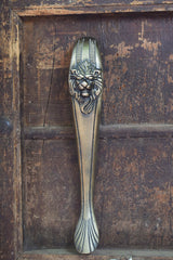 Iron Door Handle — Lion 12 inch