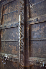 Cast Iron Door Handle — Twisted ( 18 inch )