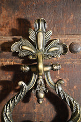 Iron Door Knocker — Peacock