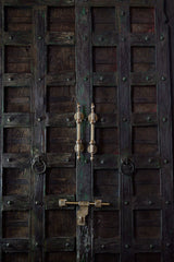 Exquisite Brass Door Handle — Dhvajaṅka