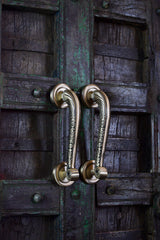 Exquisite Brass Door Handle — dhvajaṅka Antique Hardware