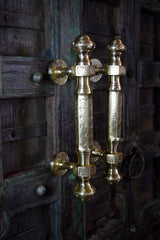 Exquisite Brass Door Handle Antique finish — Pratīka Antique Hardware
