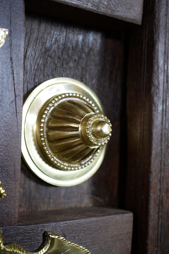 Exquisite Brass Dome with Antique finish — Kaumodaki Antique Hardware