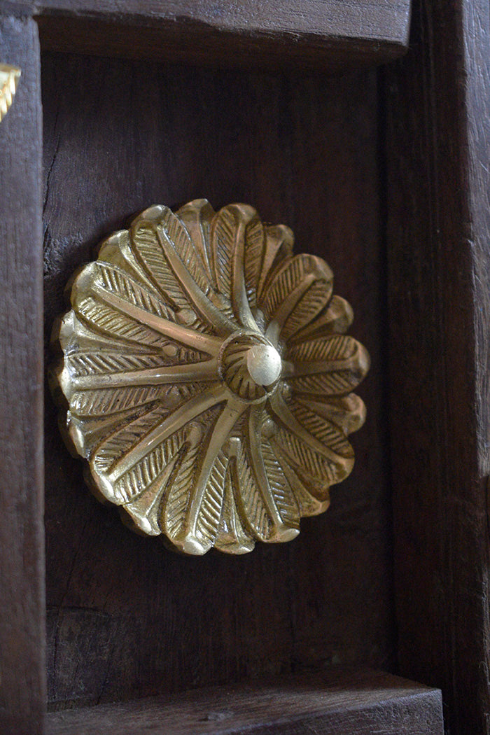 Exquisite Brass Dome with Antique finish — Petals