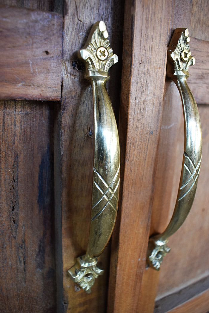 Brass Cabinet Handle - Sovereign Cross Pull