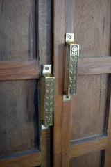 Brass Cabinet Handle - Heritage Knurl Pull