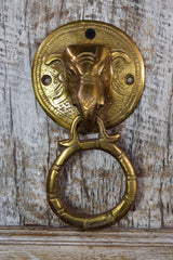 Brass Door Knocker — Gajmukh