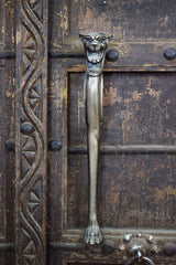 Cast Iron Door Handle — Majesty ( Lion ) 16.5 inch