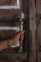 Iron Door Handle — knotted ( 15 inch )