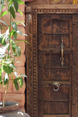 Iron Door Handle —  Peacock ( 13.5 inch )